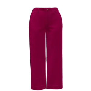 Hanin Women Front Plain with Back Elastic Waistband Pants (M4003QAAB)